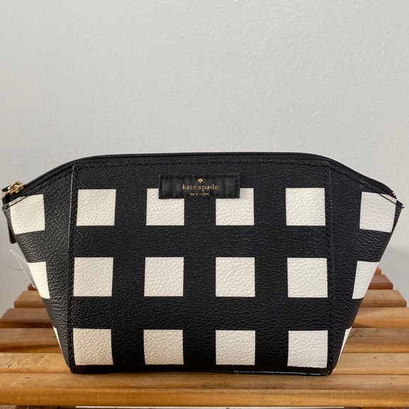 NWT Kate Spade Checkered Clutch ♠️ - Picture 1 of 7